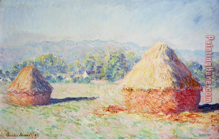 Claude Monet Haystacks in the Sun